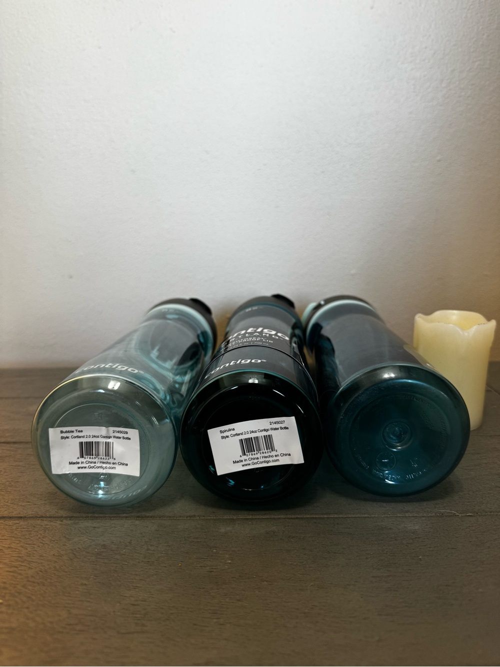 3 Contigo Cortland 2.0 Water Bottles Autoseal Spill Proof 24 oz 1 NWT Blue - Picture 5 of 9